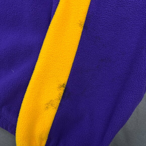 Vintage Y2K reebok Minnesota Vikings Fleece 1/4 Zip Pullover Mens XL Pockets - Picture 4 of 6